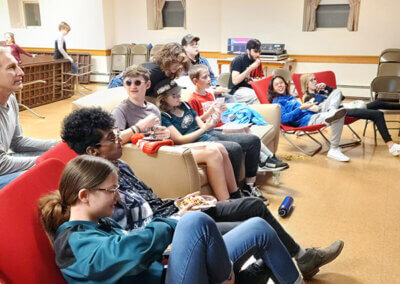 Watching the Superbowl Game