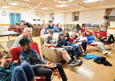 Watching the Superbowl Game