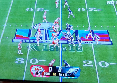 Superbowl TV Screen Photo